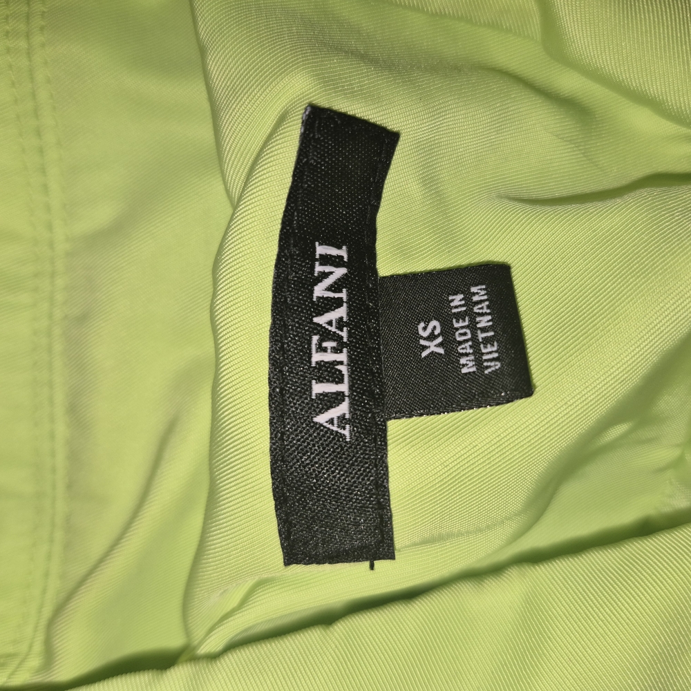 Alfani Lime Trench Coat